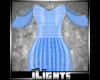 [iL] Blue Metallic Gown