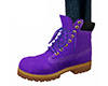 Purple Lace Work Boots F