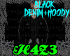 *H4*BlkDenimHoody