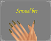 Sensual Hands &Bee Nails