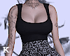 black & white dress