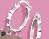 Hoop Bear Earrings