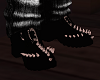 BLack Boots w Spikes