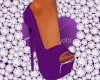 Dotted purple heels 