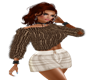 Lores Beige Skirt