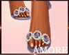 Amore Crystal Bow Heel