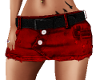 Skirt Jeans Red