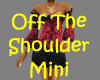 Mini Dress~Off Shoulder