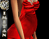 (MI) Red Dress Pregnant