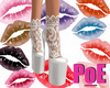 Lace Heels-White