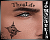 Thug Life Face Tattoo