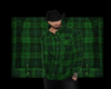 green blk flannel