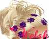 *w* purple hair flowers