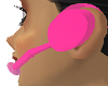 dj headset mic pink