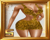 GOLD XMAS PARTY DRESS SS