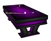 Purple/Black Pool Table