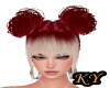 KIKY RED OMBRE BUNS