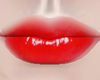 ♕ Latex Red Lips