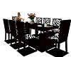 Zebra Style Dining Table