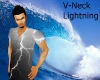 V-Neck Lightning Shirt