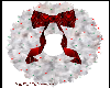 white holiday wreath