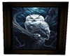 Framed white owl 5