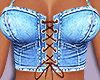 Jean Laced Up Top Light