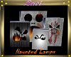 ~L~Flaming Haunted Lamps