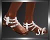 (SL) White Croc Sandals