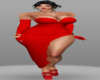 Red Glittery dress