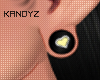 !!K HEART PLUG SM YELLOW