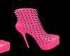 Candy Pink Studded Boots