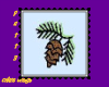 biggie pine branch stamp