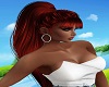Red PonyTail w Bangs