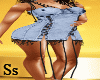 BFLY LACED UP DRESS L SS