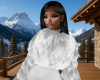 Zariah Fur Coat White
