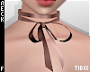 Brown Neck Bow