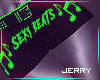 ! Neon Sexy Beats Skirt