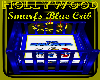 smurfs blue crib