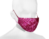 M - Pink Glitter Mask