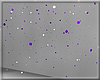 Confetti white & purple