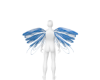 lil wispy wings - blue