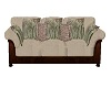 oatmeal floral sofa