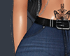 D- Blue Capri Pants