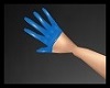 PVC Lust Gloves Blue