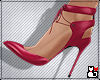*Girly Heels Cool Red