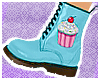 Cupcake Boots - Blue