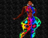 Neon leopard xbm