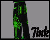 M - Green cross pants 