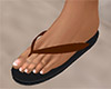 Brown Flip Flops (F)